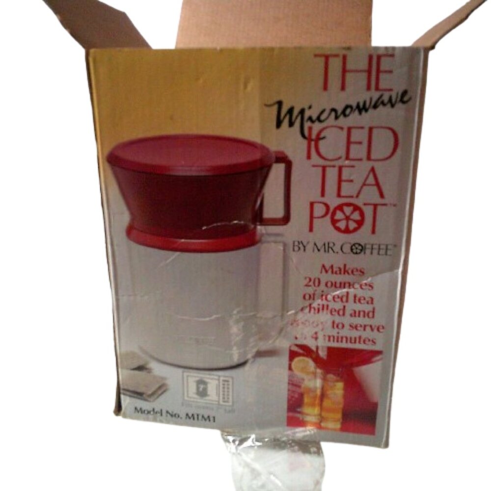 The Iced Tea Pot by Mr. Coffee Makes 20oz. of Iced Tea Mr. Coffee Iced Tea Pot